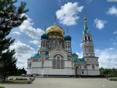 Село Седельниково и река Уй. Омская область - Фото