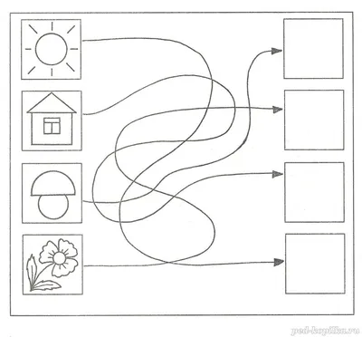 Задание на развитие внимания у детей 4-5 лет | 5 лет, Дети, Лето