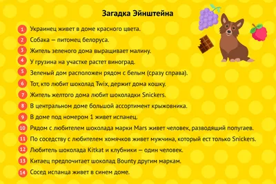 Хитроумные задачки на логику 🍋