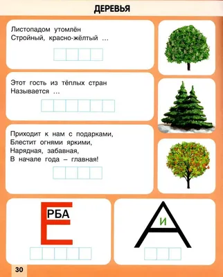 Загадки про деревья для детей