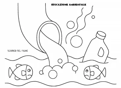 Раскраски Загрязнение воды (29 шт.) - скачать или распечатать бесплатно  #18062