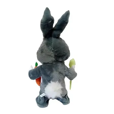 Заяц с морковкой. ЛФЗ | Фарфор статуэтки — Антикварный салон «Арбатъ»