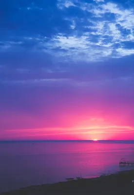 Закат на Балтийском море. | Пикабу
