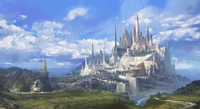 Волшебный мир фэнтези. Старые замки …» — создано в Шедевруме