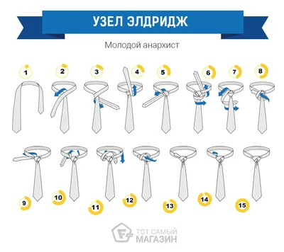 Как завязать галстук: 10 шпаргалок на все случаи жизни | Блог 