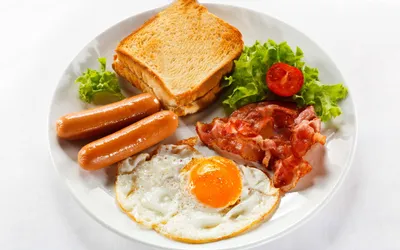 Картинка Завтрак на тарелке » Разные блюда » Еда » Картинки 24 - скачать  картинки бесплатно