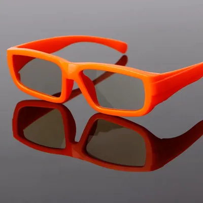 Детские размеры круглые поляризованные Пассивные 3D очки для реального D 3D  ТВ кинотеатра | AliExpress