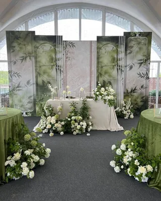Зеленая свадьба. Свадьба в зеленом цвете. Бело-зеленая свадьба. in 2023 |  Green wedding flowers, Green themed wedding, Green floral decor