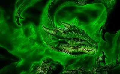 Зеленый дракон | 그린 드래곤 | green Dragon | Зеленый, Рождество, Зима