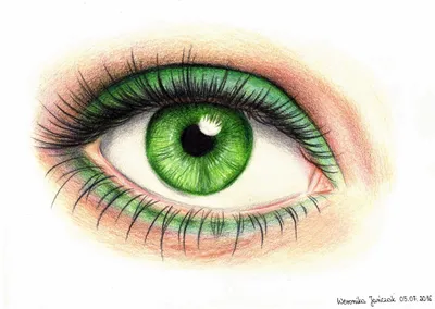 Легкие зеленые рисунки - 72 фото