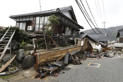 На севере Японии произошло землетрясение магнитудой 6,1 - YouTube