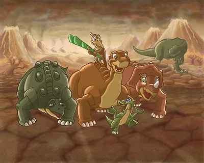 Земля до начала времен - «Мультфильм о динозаврах.» | отзывы