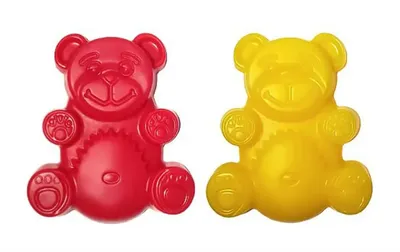 Игрушка тянучка антистресс мини Желейный Медведь Валера 6 см Fun Bear  silicone toys | AliExpress