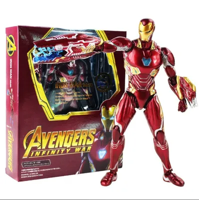 StarFriend Фигурка Железный человек в броне Mark 50 Iron Man 18 см