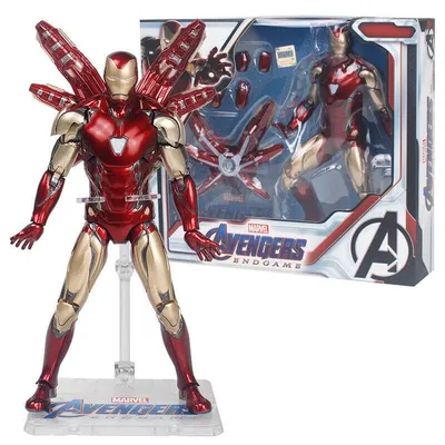 Фигурка Marvel 18см Железный человек 2 Марк 85, с нано-щитом. - купить с  доставкой по выгодным ценам в интернет-магазине OZON (902606385)