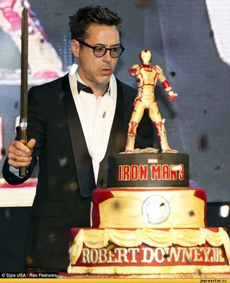 Железный человек (Iron Man, Тони Старк) :: Роберт Дауни Младший ::  Прикольные торты (веселые торты и тортики, кондитерские приколы) :: 48 лет  / смешные картинки и другие приколы: комиксы, гиф анимация, видео, лучший  интеллектуальный юмор.
