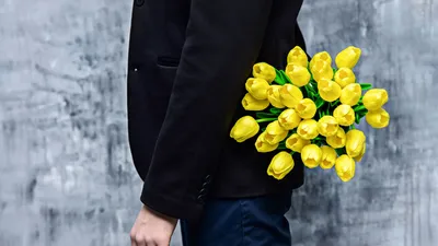 Желтые тюльпаны - цветок счастья! - Магазин цветов "Ириска"