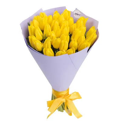 Купить Тюльпан желтый поштучно | VIAFLOR