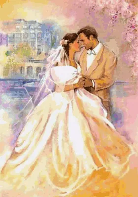 Схема вышивки «совет да любовь!» - Схемы вышивки - eddy2 - Авторы - Портал  «Вышивка крестом» | Свадьба, Открытки для годовщины свадьбы, Жених и невеста