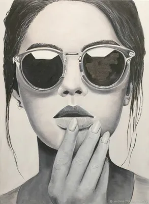 Девушка в очках Диана Гузычак - Illustrations ART street