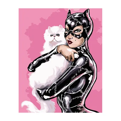 Брошь «Женщина-кошка» z-catwoman-1 купить в интернет-магазине krapivasu