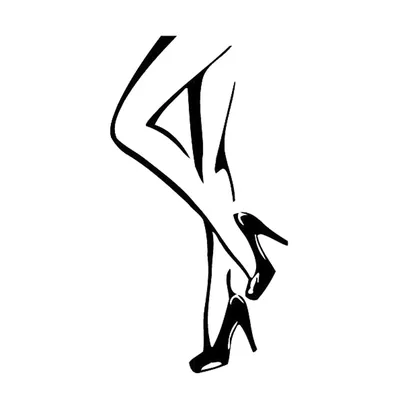 8,1 см * 15,3 см Красивые соблазнительные женские ноги на высоких каблуках  модный автомобильный Стайлинг Автомобильная наклейка | AliExpress
