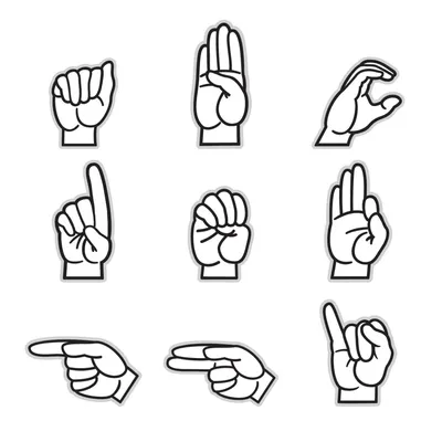 Картинки по запросу язык жестов | Слова языка жестов, Язык знаков, Изучать  язык жестов