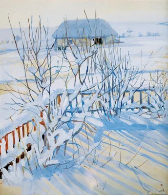 Зимний пейзаж с фигурами людей (картина) — Джордж Морланд