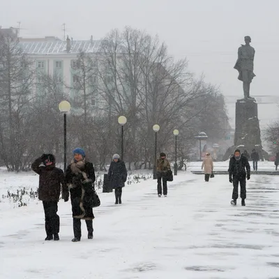 Названы города России с самыми снежными зимами: Общество: Россия: 