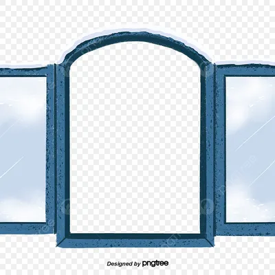 Зимнее окно, вид из дома, за …» — создано в Шедевруме