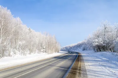 Зимняя дорога | Пейзажи, Красивые места, Эстетика