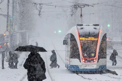 Зимняя Москва» картина Дорофеева Сергея (картон, акварель) — купить на  