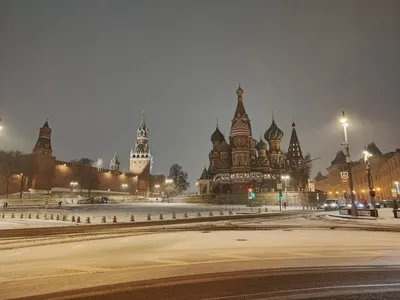 INFO-CAM | Галерея : Москва зимним вечером. Moscow in the winter evening.