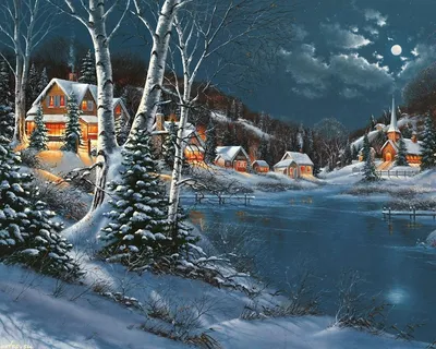 Картинки зимняя сказка (55 фото)