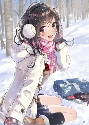 новогодние аватарки | Anime girl, Anime, Anime christmas
