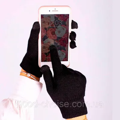 Зимние перчатки для телефона Touchscreen Gloves / Сенсорные перчатки Черный  (ID#1521901074), цена:  ₴, купить на 