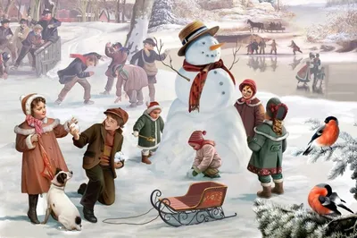 Зимние игры для детей - как интересно развлечься на улице - идеи - 24 канал  - Учеба