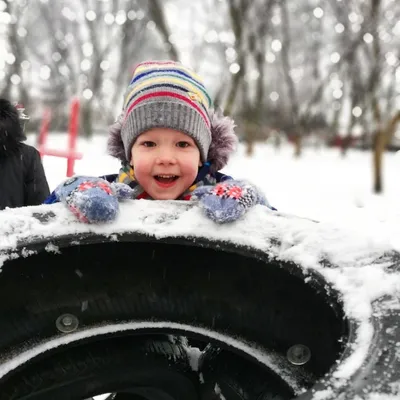 Зимние игры на улице в детском саду