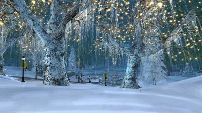 Картинка зимние горы, снег, ночное небо 1280x1024 скачать обои на рабочий  стол бесплатно, фото 142678
