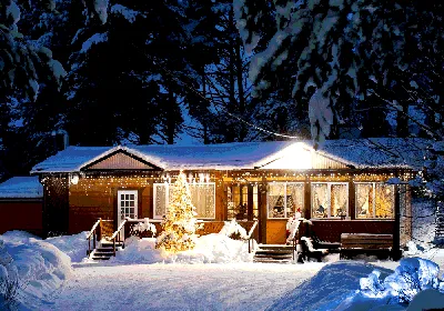 А вы успели снять домик в Карелии на зимние праздники? | Путешествия и  туризм | Дзен