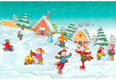 зимние забавы картинки для детей: 8 тыс изображений найдено в  Яндекс.Картинках | Toddler art projects, Winter crafts, Winter sports crafts