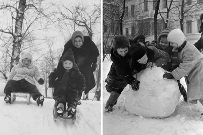 Иллюстрация Зимние забавы в стиле детский, книжная графика,