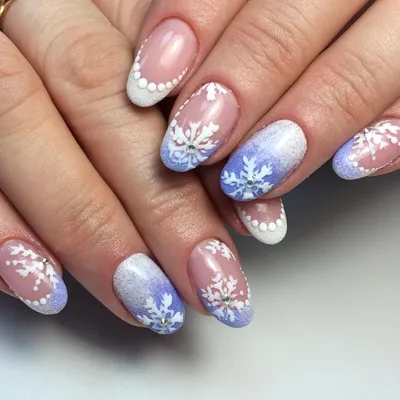 Самый Крутой Зимний Дизайн Ногтей | The Coolest Winter Nail Design - YouTube