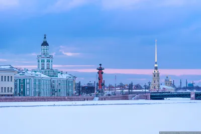 Питер, зимний Исаакий | Соборы, Красивые места, Живописные фотографии