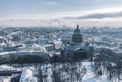 Зимний Санкт-Петербург» картина Смородинова Руслана маслом на холсте —  купить на 