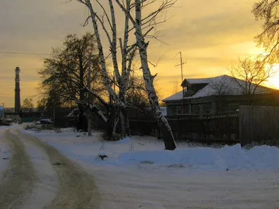 Картинки зимний вечер (60 фото)