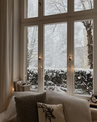 Снегопад за окном (54 фото) - 54 фото