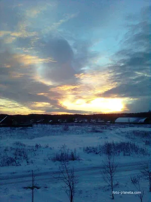 Зимний закат | Малеевка (Клин городской округ) | Фотопланета