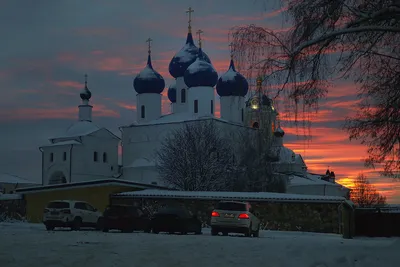 Зимний закат | Пикабу