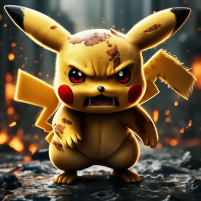 ANGRY PIKACHU | Pikachu wallpaper, Cute pikachu, Pikachu